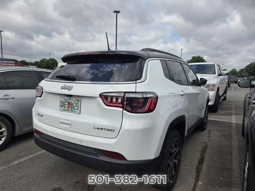 Bright White Clearcoat 2025 Jeep Compass Limited