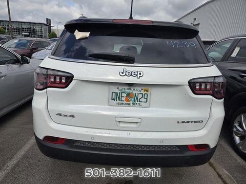 Bright White Clearcoat 2025 Jeep Compass Limited