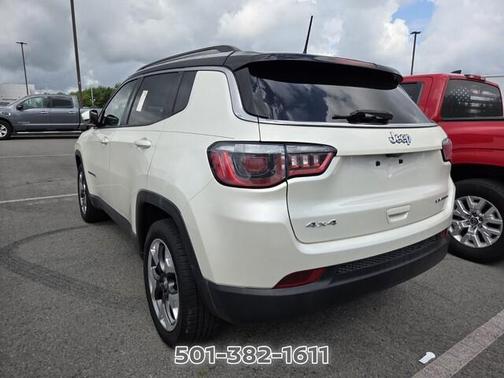 Pearl White Tri-Coat 2018 Jeep Compass Limited