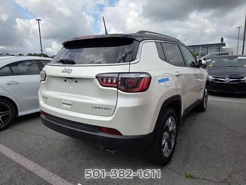 Pearl White Tri-Coat 2018 Jeep Compass Limited