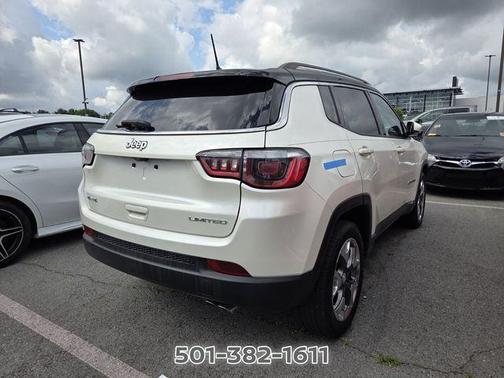 Pearl White Tri-Coat 2018 Jeep Compass Limited