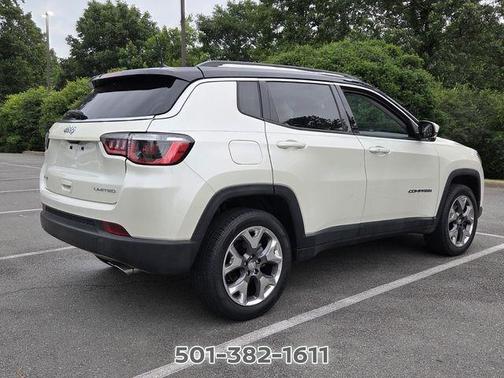 Pearl White Tri-Coat 2018 Jeep Compass Limited