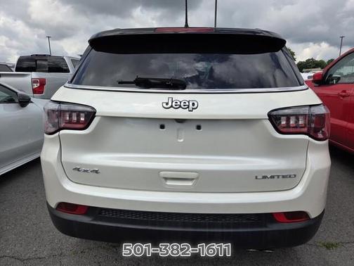 Pearl White Tri-Coat 2018 Jeep Compass Limited
