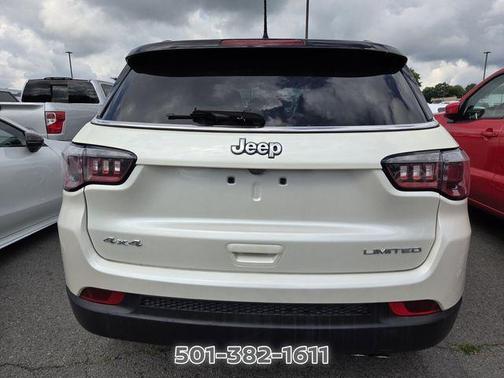 Pearl White Tri-Coat 2018 Jeep Compass Limited