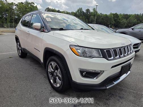 Pearl White Tri-Coat 2018 Jeep Compass Limited