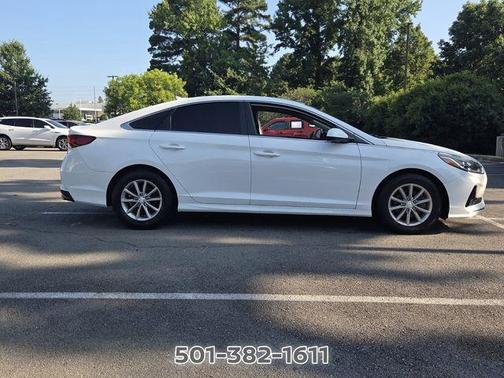 Quartz White Pearl 2018 Hyundai SONATA ECO