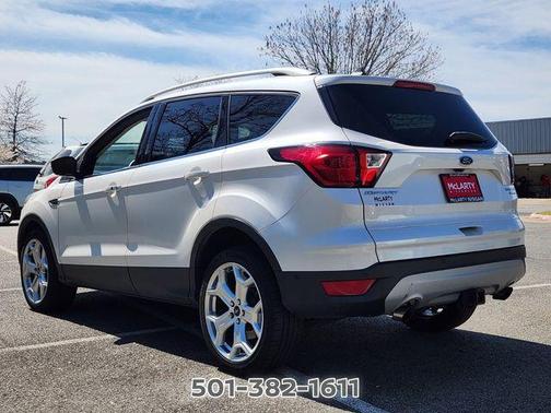 White Platinum 2019 Ford Escape Titanium