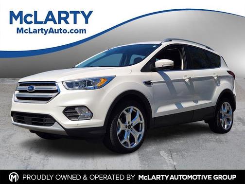 White Platinum 2019 Ford Escape Titanium