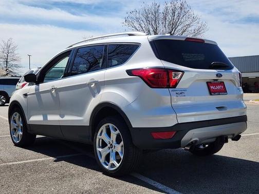 White Platinum 2019 Ford Escape Titanium