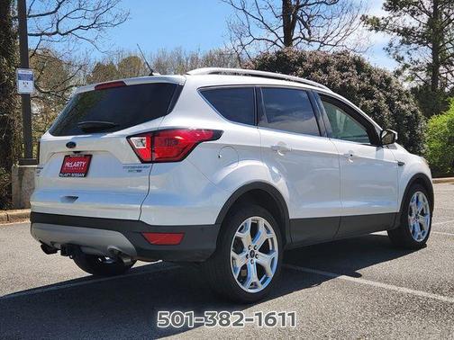 White Platinum 2019 Ford Escape Titanium