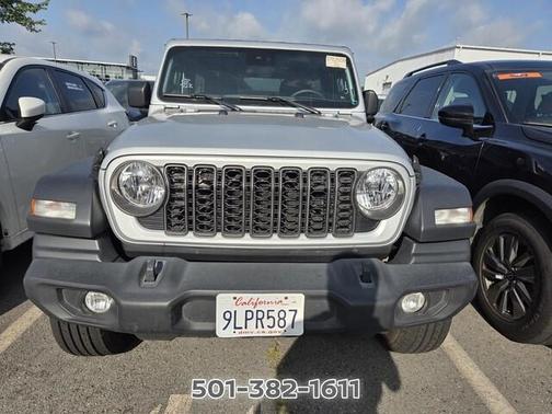 Silver 2024 Jeep Wrangler Sport