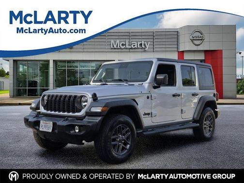Silver 2024 Jeep Wrangler Sport