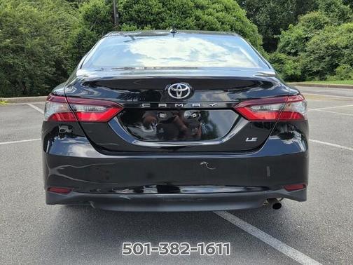 Midnight Black Metallic 2022 Toyota Camry LE