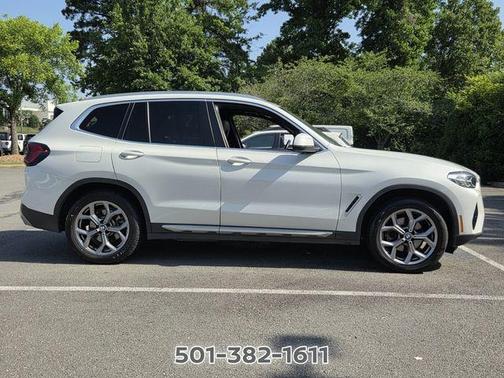 White Metallic 2024 BMW X3 xDrive30i