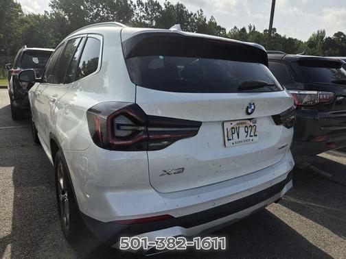 White Metallic 2024 BMW X3 xDrive30i