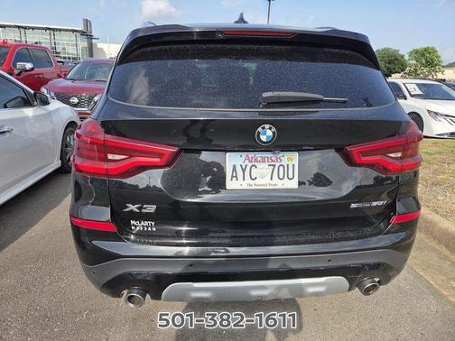 Jet Black 2019 BMW X3 sDrive30i