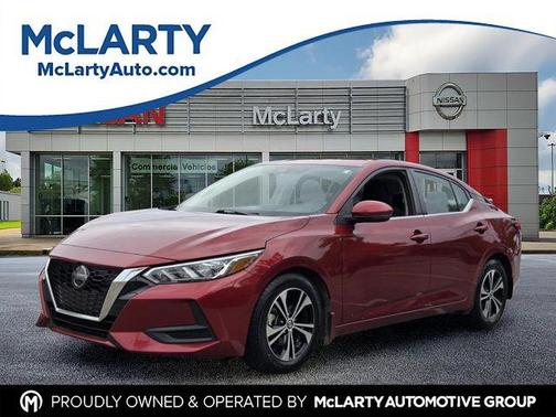 Scarlet Red 2020 Nissan Sentra SV