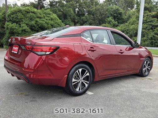 Scarlet Red 2020 Nissan Sentra SV