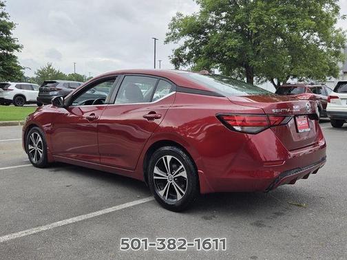 Scarlet Red 2020 Nissan Sentra SV