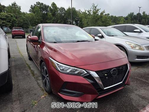 Scarlet Red 2020 Nissan Sentra SV