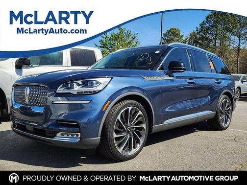 Blue 2020 Lincoln Aviator Reserve AWD