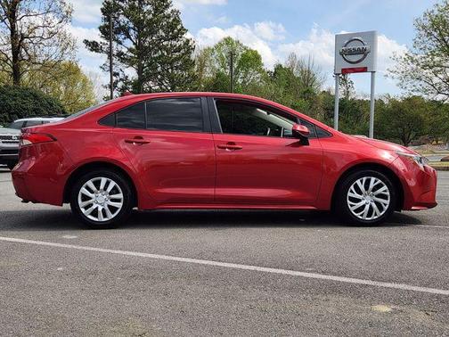 Barcelona Red Metallic 2020 Toyota Corolla LE