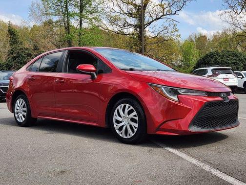 Barcelona Red Metallic 2020 Toyota Corolla LE