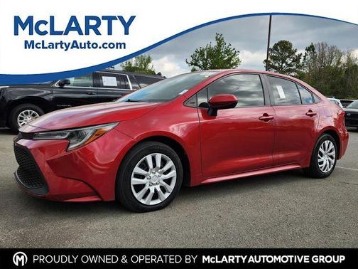 Barcelona Red Metallic 2020 Toyota Corolla LE