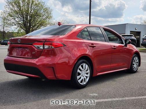 Barcelona Red Metallic 2020 Toyota Corolla LE