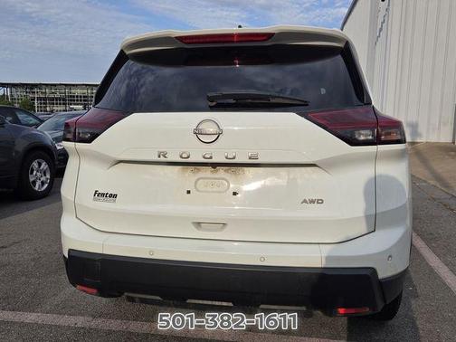 Glacier White 2025 Nissan Rogue S