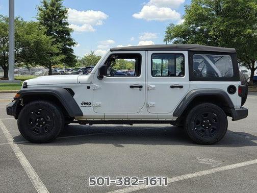 Bright White Clearcoat 2023 Jeep Wrangler Sport