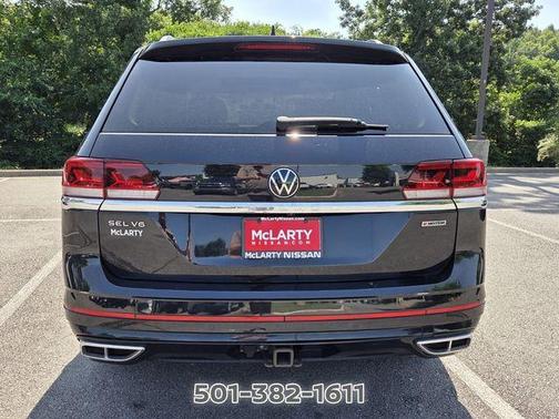 Deep Black Pearl Effect 2021 Volkswagen Atlas 3.6 V6 SEL R-Line