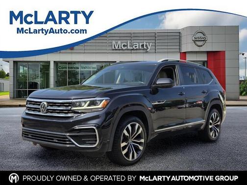 Deep Black Pearl Effect 2021 Volkswagen Atlas 3.6 V6 SEL R-Line