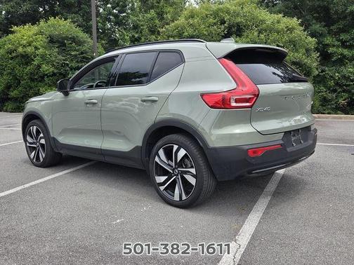 Sage Green Metallic 2024 Volvo XC40 B5 Plus Dark Theme