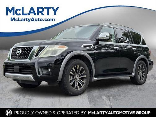 Super Black 2017 Nissan Armada Platinum