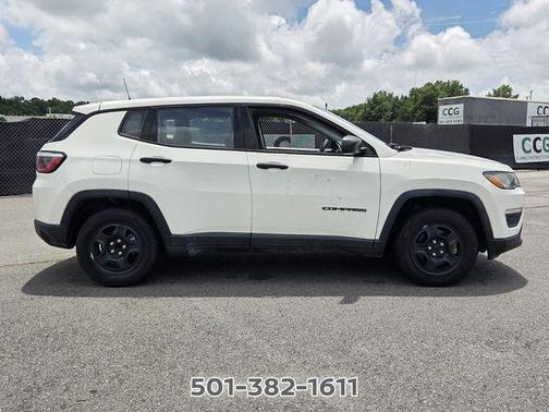 White Clearcoat 2018 Jeep Compass Sport