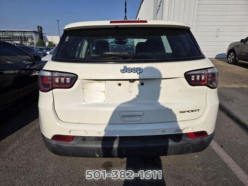White Clearcoat 2018 Jeep Compass Sport
