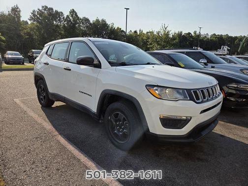 White Clearcoat 2018 Jeep Compass Sport