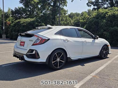 Platinum White Pearl 2021 Honda Civic Sport Touring