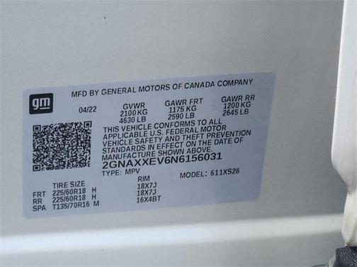2022 Chevrolet Equinox Premier