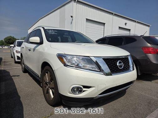 Moonlight White 2014 Nissan Pathfinder Platinum
