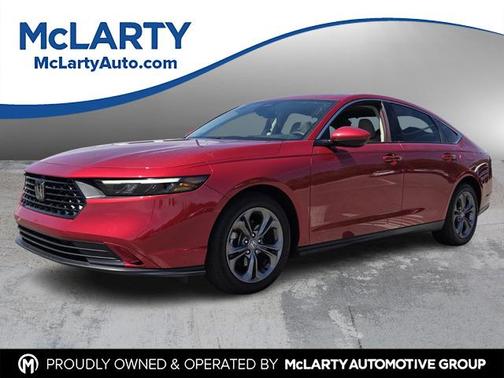 Radiant Red Metallic 2024 Honda Accord EX