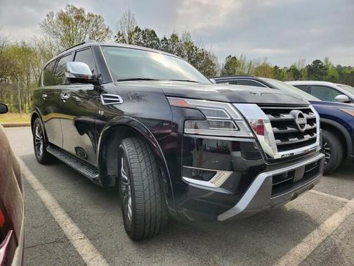 Black 2021 Nissan Armada Platinum