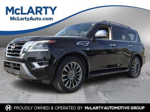 Black 2021 Nissan Armada Platinum
