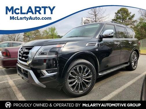 Black 2021 Nissan Armada Platinum