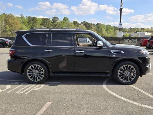Black 2021 Nissan Armada Platinum