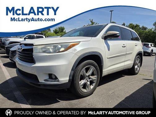 Blizzard Pearl 2014 Toyota Highlander Limited