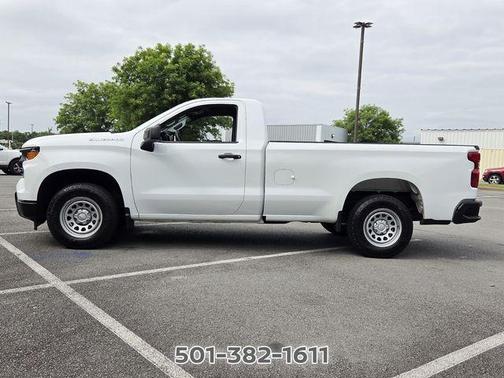 Summit White 2023 Chevrolet Silverado 1500 WT