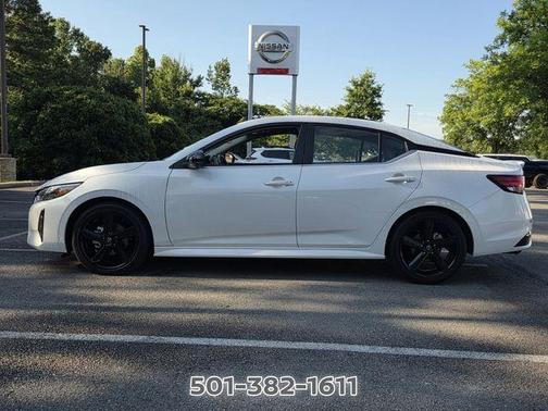 Aspen White 2025 Nissan Sentra SR
