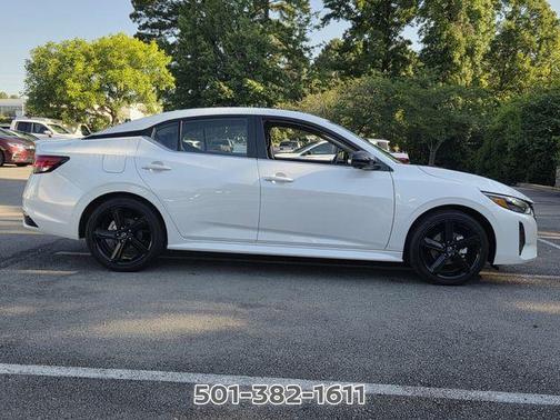 Aspen White 2025 Nissan Sentra SR